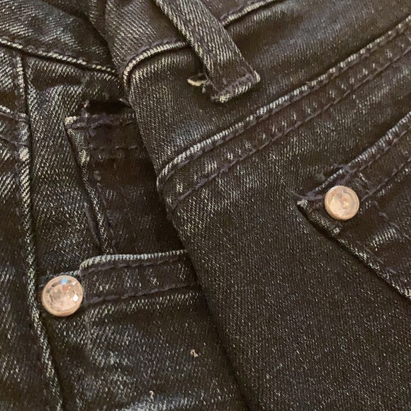 T Five dark denim jeans with blings size 7 - Picture 10 of 16
